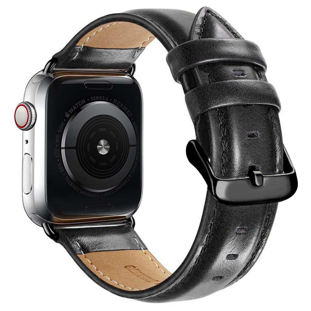 A011 For Apple Watch Ultra 2 49mm Series 9 45mm SE (2023) 44mm Ultra 49mm Series 8 45mm 7 45mm 6 5 4 SE 44mm SE (2022) 44mm 3 2 1 42mm Crazy Horse Texture Cowhide Leather Wrist Band Smartwatch Replacement Strap A011 For Apple Watch Ultra 2 49mm Series 9 45mm SE (2023) 44mm Ultra 49mm Series 8 45mm 7 45mm 6 5 4 SE 44mm SE (2022) 44mm 3 2 1 42mm Crazy Horse Texture Cowhide Leather Wrist Band Smartwatch Replacement Strap